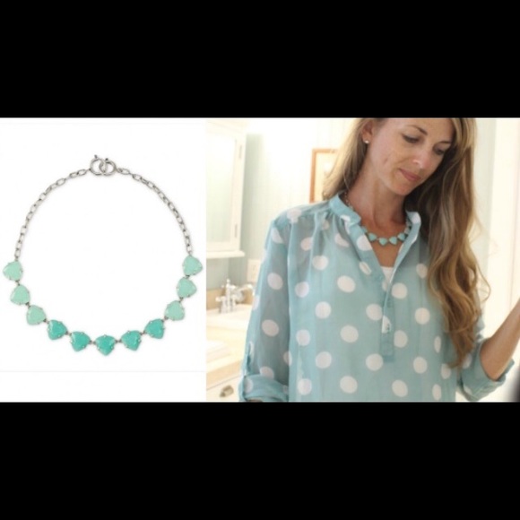 :: Stella & Dot🧞‍♂️Aqua Ombré Somervell Necklace - Picture 4 of 16